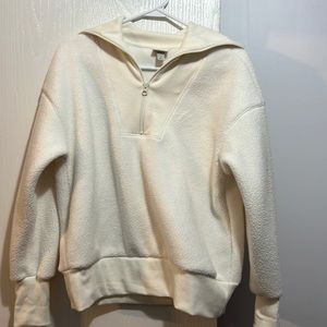 half zip sherpa